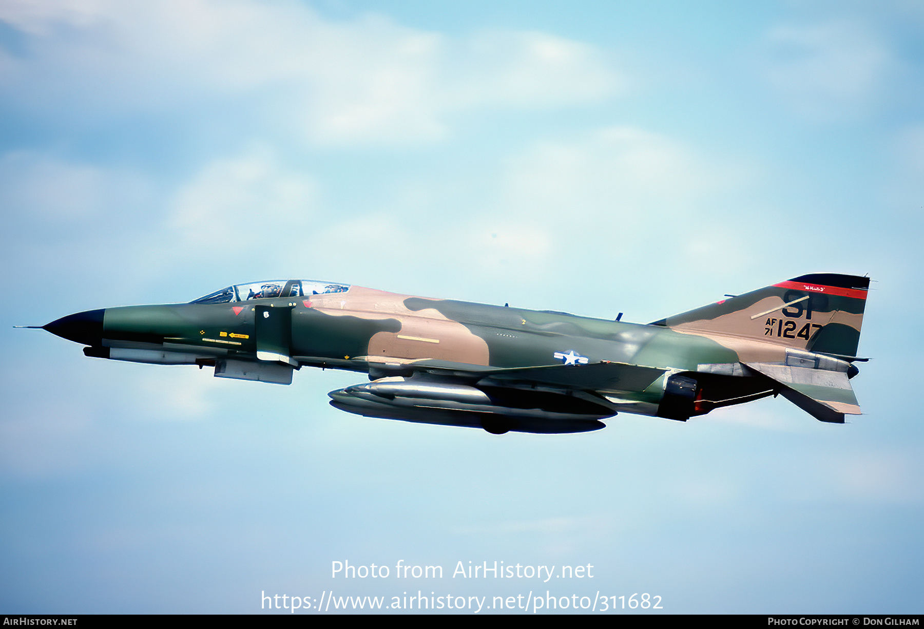 Aircraft Photo of 71-0247 / AF71-1247 | McDonnell Douglas F-4E Phantom II | USA - Air Force | AirHistory.net #311682