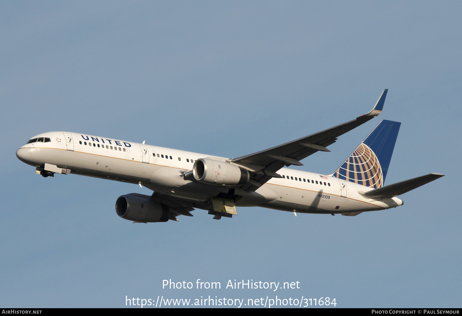 Aircraft Photo of N12109 | Boeing 757-224 | United Airlines | AirHistory.net #311684