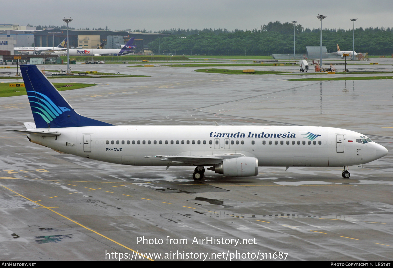 Aircraft Photo of PK-GWO | Boeing 737-4U3 | Garuda Indonesia | AirHistory.net #311687