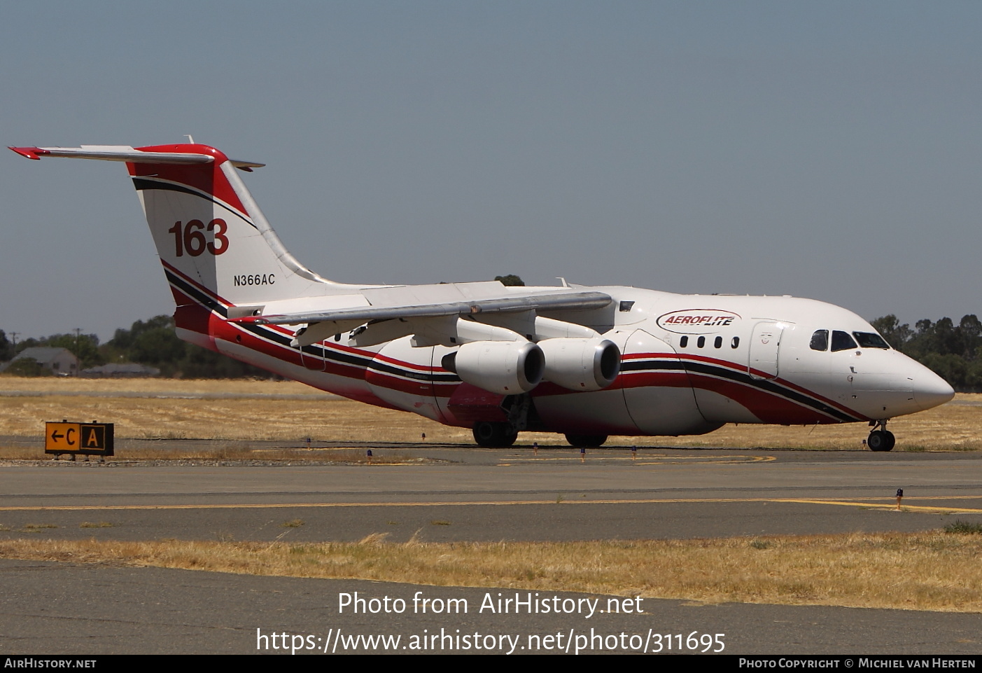 Aircraft Photo of N366AC | Conair Avro RJ85 AT | Aero-Flite | AirHistory.net #311695