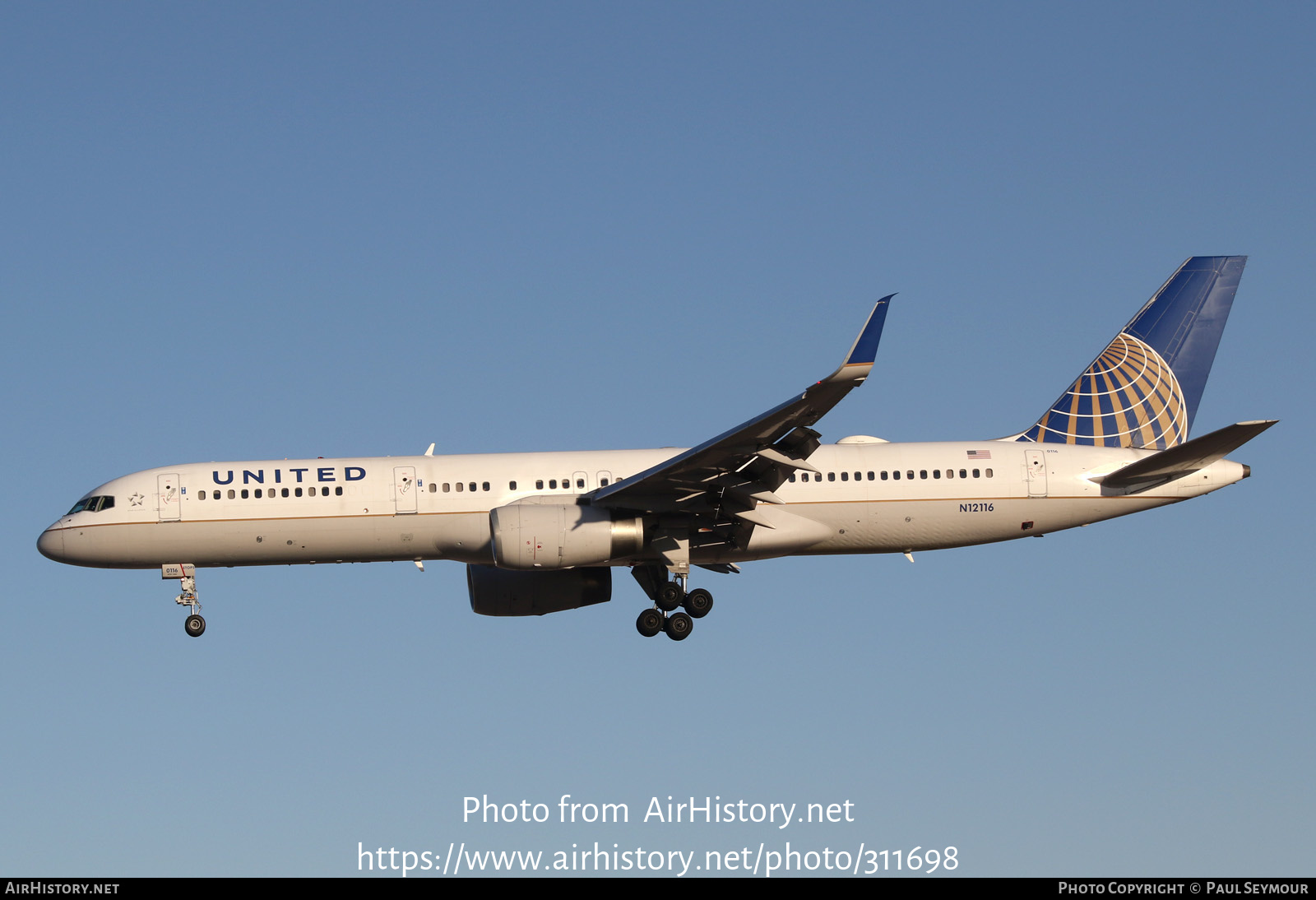 Aircraft Photo of N12116 | Boeing 757-224 | United Airlines | AirHistory.net #311698