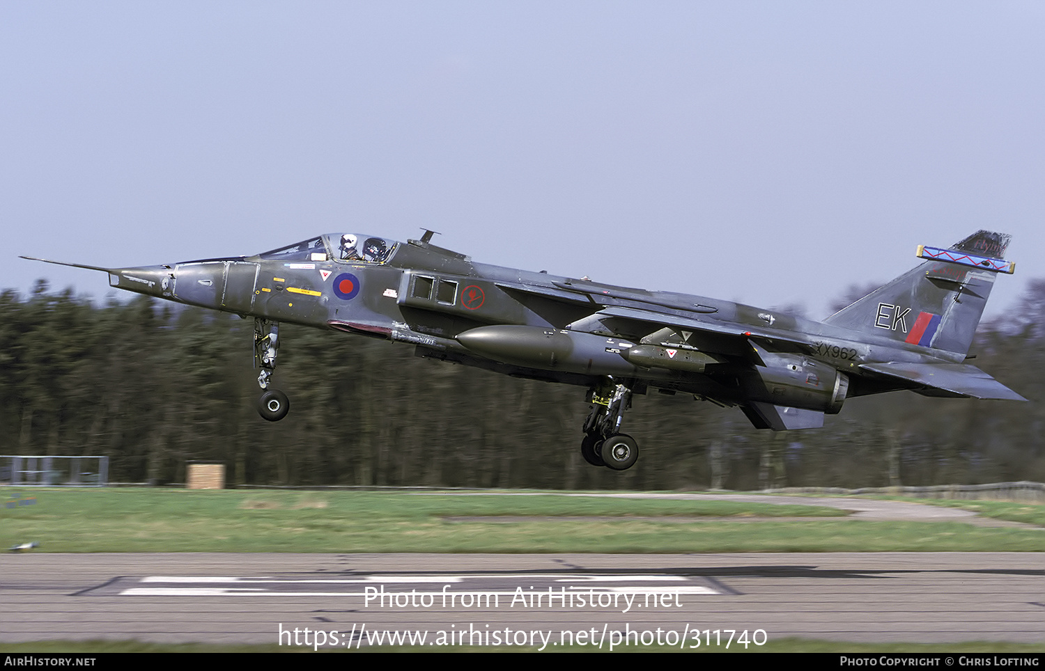 Aircraft Photo of XX962 | Sepecat Jaguar GR1B | UK - Air Force | AirHistory.net #311740