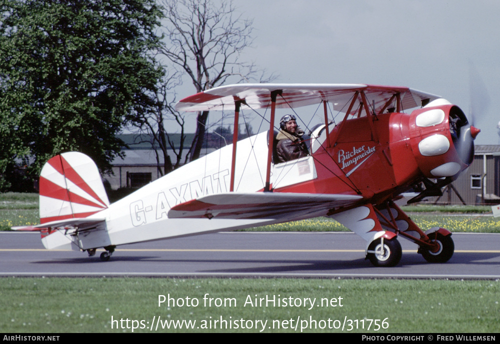 Aircraft Photo of G-AXMT | Bücker Bü 133C Jungmeister | AirHistory.net #311756