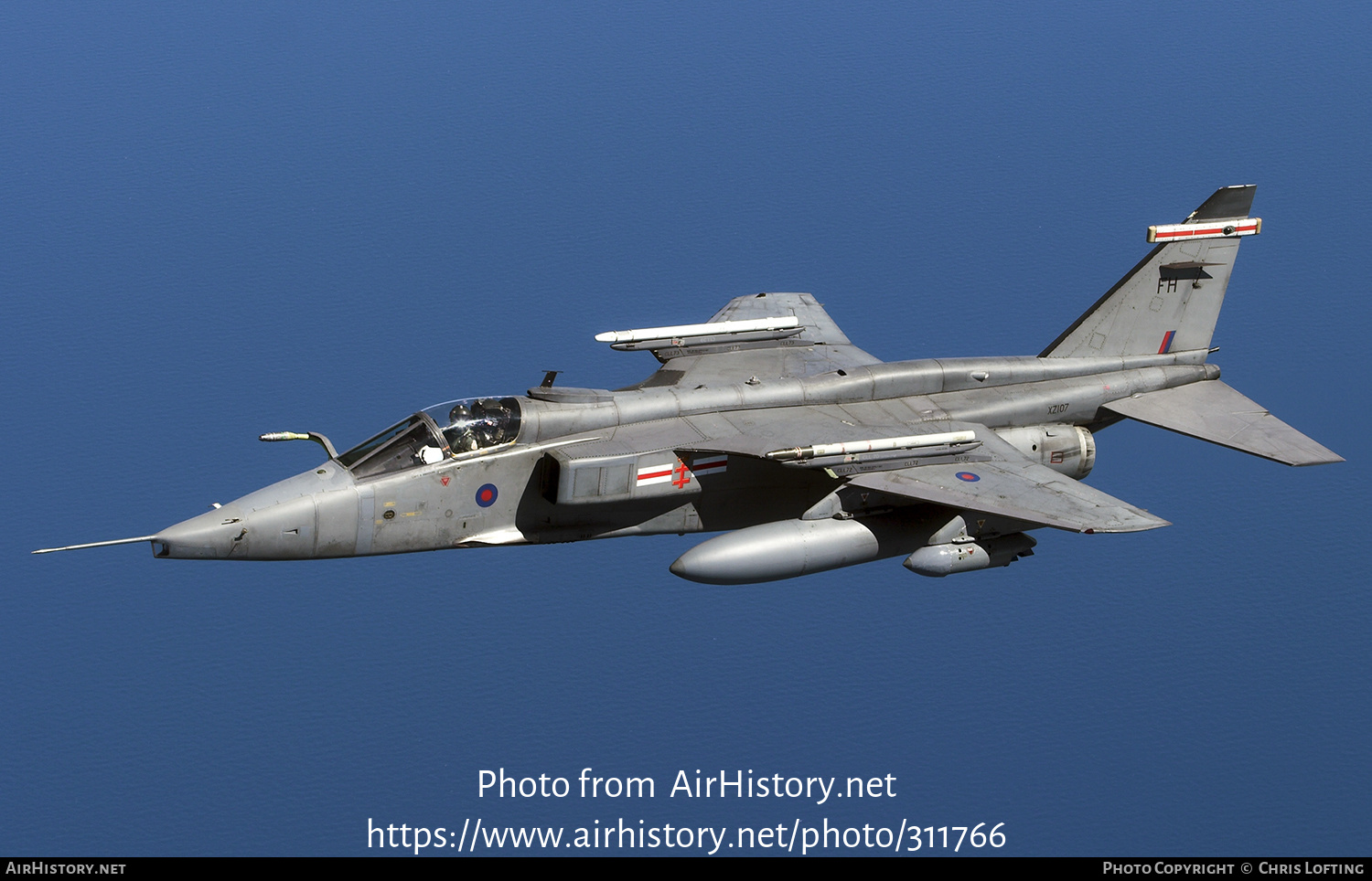 Aircraft Photo of XZ107 | Sepecat Jaguar GR3A | UK - Air Force | AirHistory.net #311766