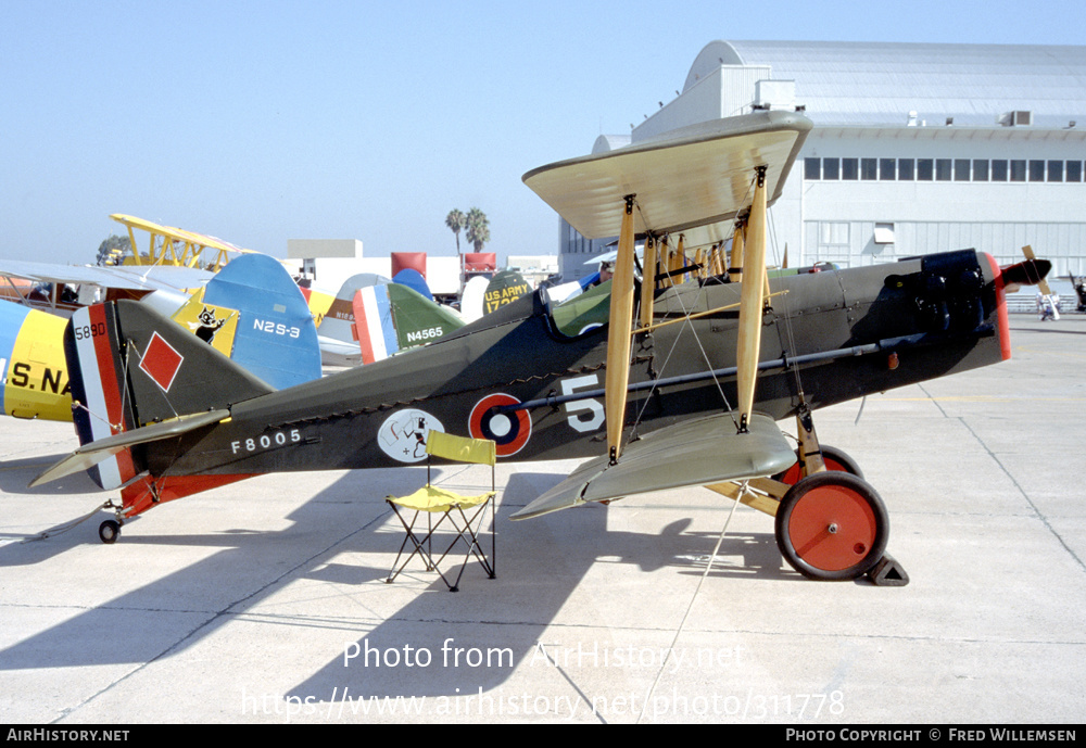 Aircraft Photo of N589D | Replica Plans SE-5A | UK - Air Force | AirHistory.net #311778