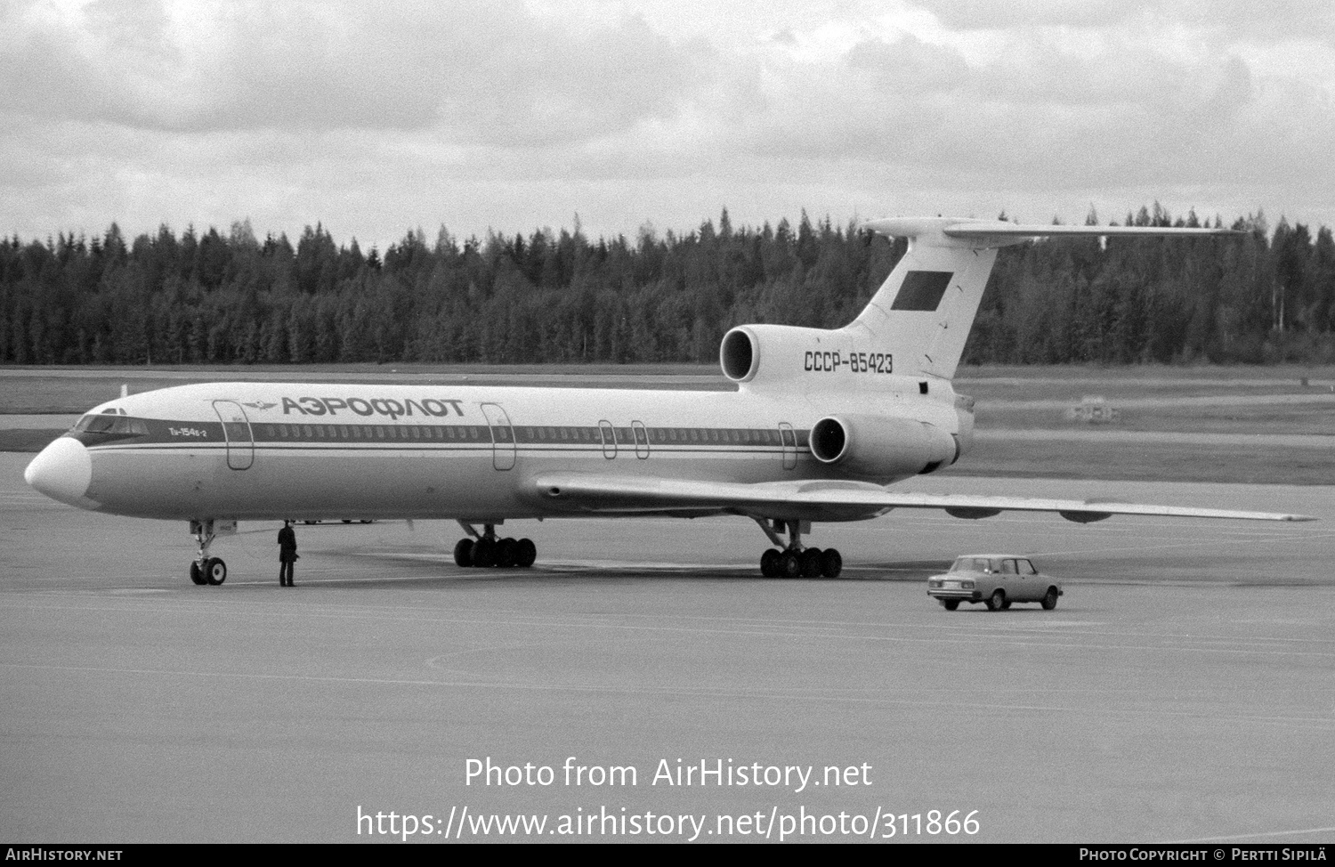 Aircraft Photo of CCCP-85423 | Tupolev Tu-154B-2 | Aeroflot | AirHistory.net #311866