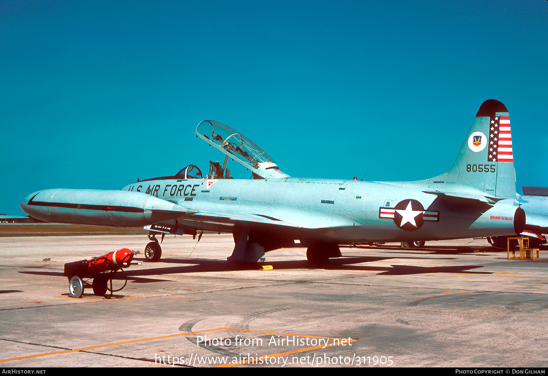 Aircraft Photo of 58-0555 | Lockheed T-33A | USA - Air Force | AirHistory.net #311905