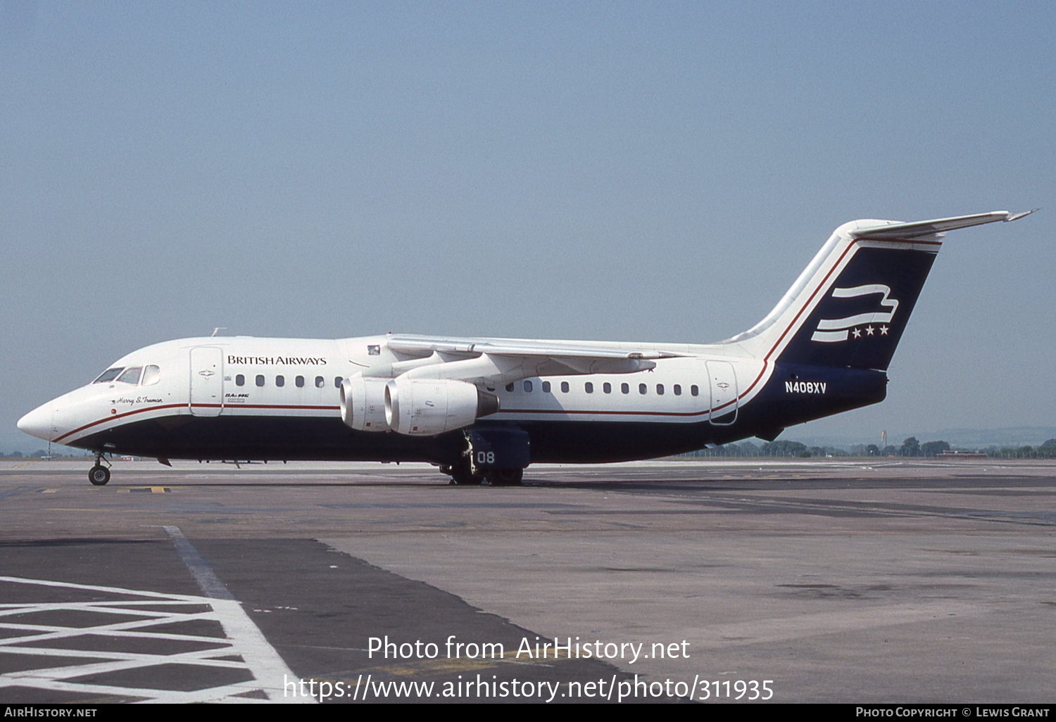 Aircraft Photo of N408XV | British Aerospace BAe-146-200 | British Airways | AirHistory.net #311935