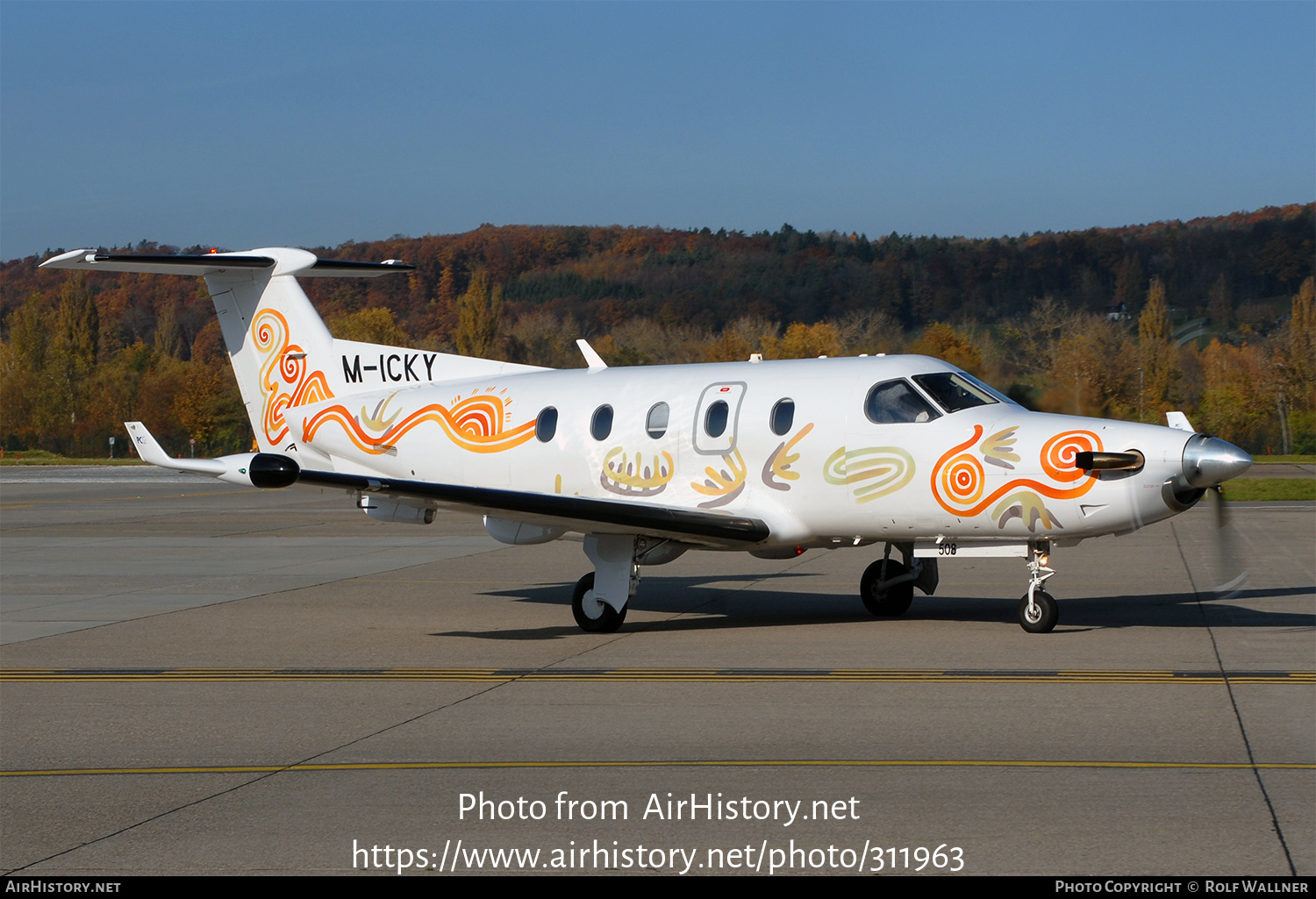 Aircraft Photo of M-ICKY | Pilatus PC-12/45 | AirHistory.net #311963