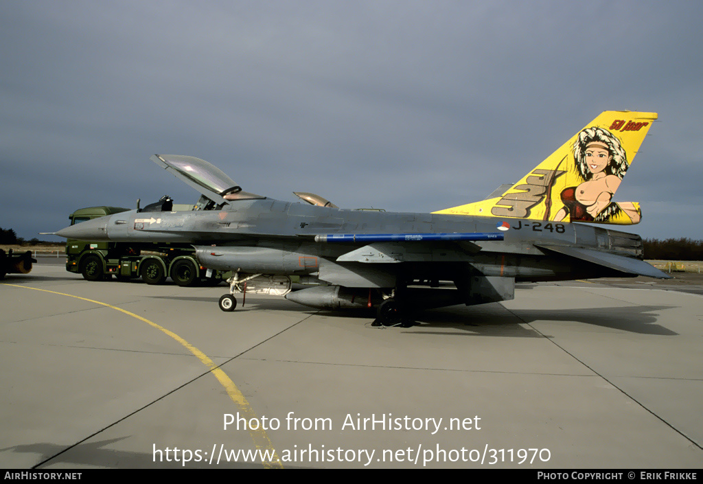 Aircraft Photo of J-248 | General Dynamics F-16A Fighting Falcon | Netherlands - Air Force | AirHistory.net #311970