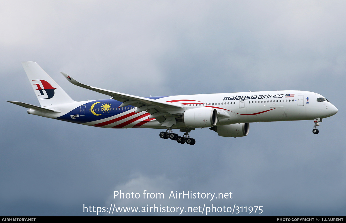 Aircraft Photo of F-WZGT | Airbus A350-941 | Malaysia Airlines | AirHistory.net #311975