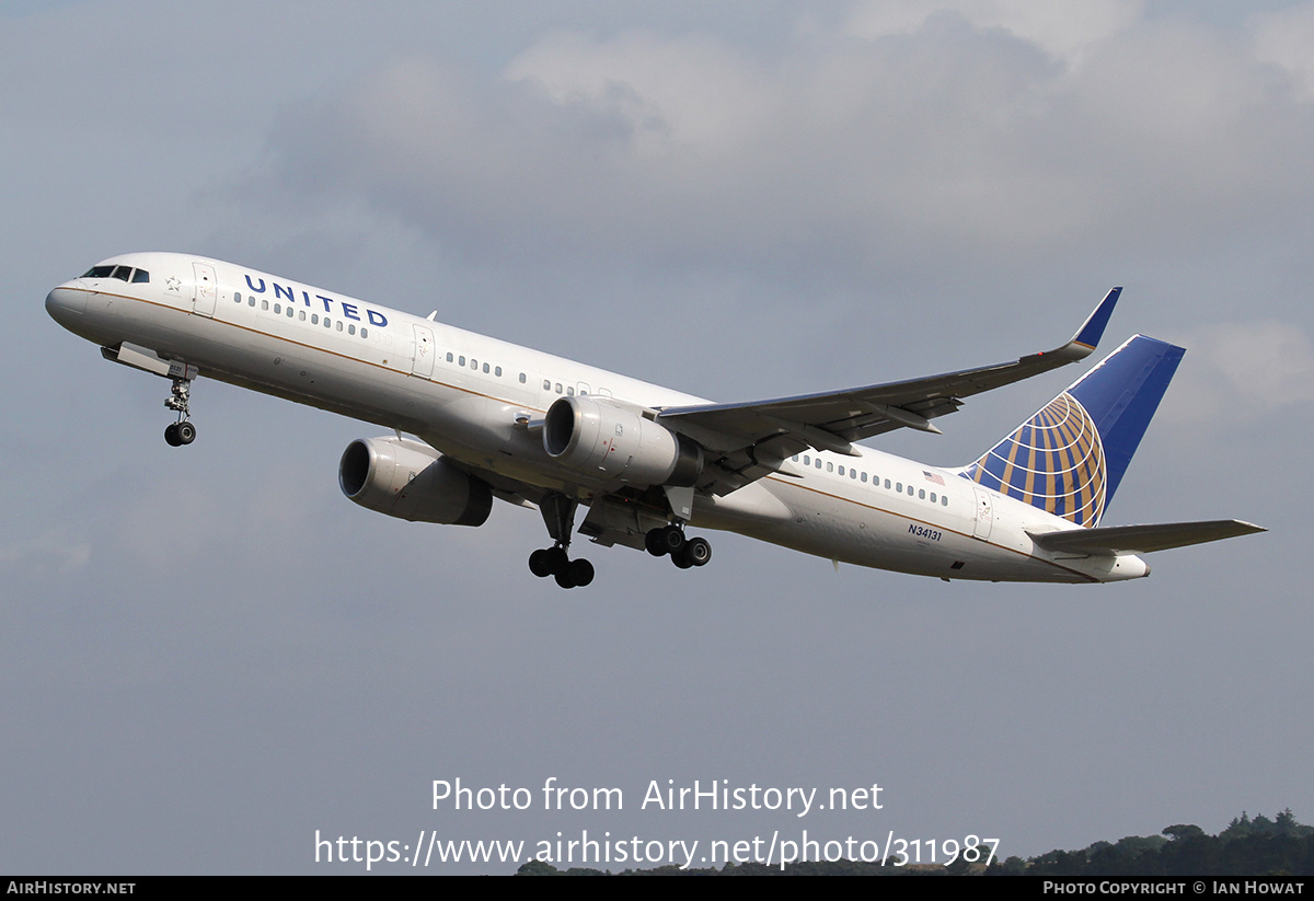 Aircraft Photo of N34131 | Boeing 757-224 | United Airlines | AirHistory.net #311987