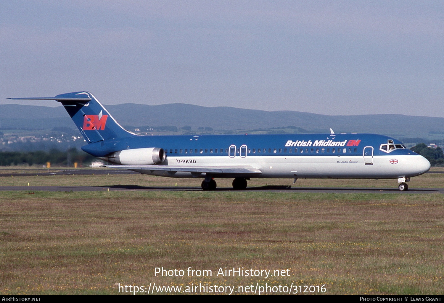 Aircraft Photo of G-PKBD | McDonnell Douglas DC-9-32 | British Midland Airways - BMA | AirHistory.net #312016