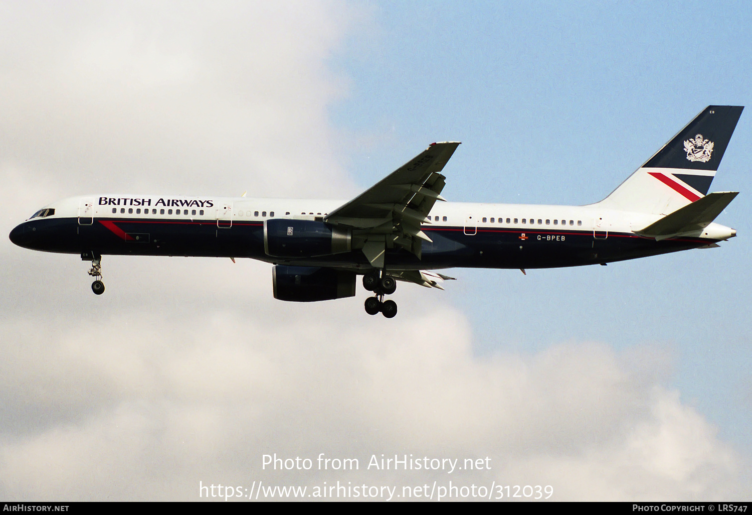 Aircraft Photo of G-BPEB | Boeing 757-236 | British Airways | AirHistory.net #312039