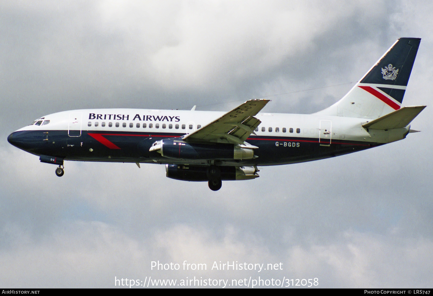 Aircraft Photo of G-BGDS | Boeing 737-236/Adv | British Airways | AirHistory.net #312058