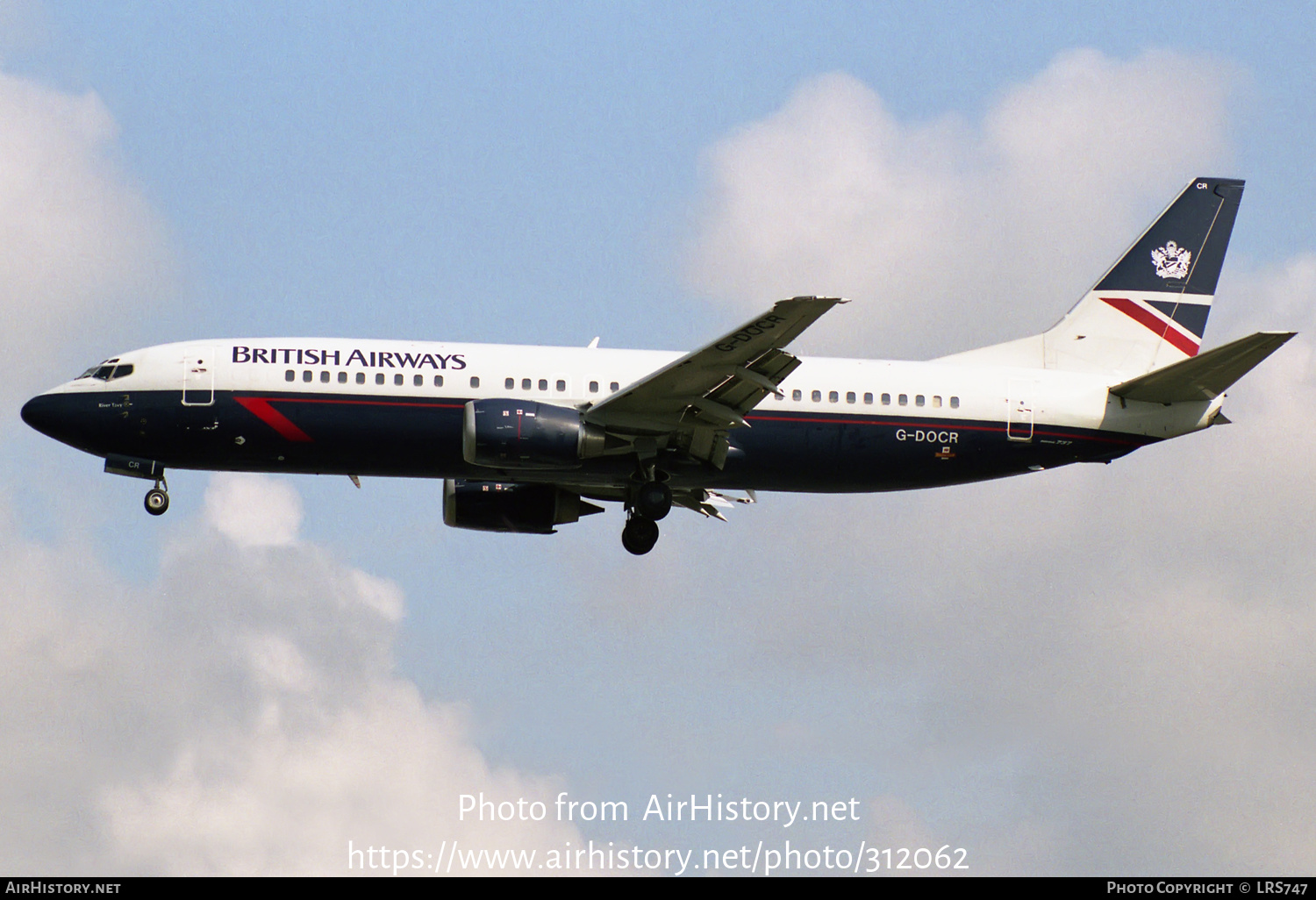 Aircraft Photo of G-DOCR | Boeing 737-436 | British Airways | AirHistory.net #312062