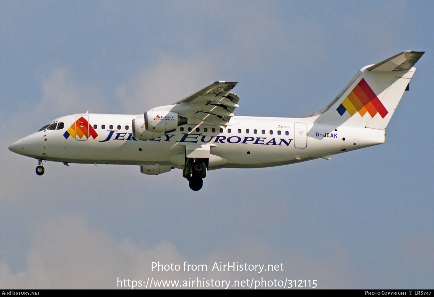 Aircraft Photo of G-JEAK | British Aerospace BAe-146-200 | Jersey European Airways | AirHistory.net #312115