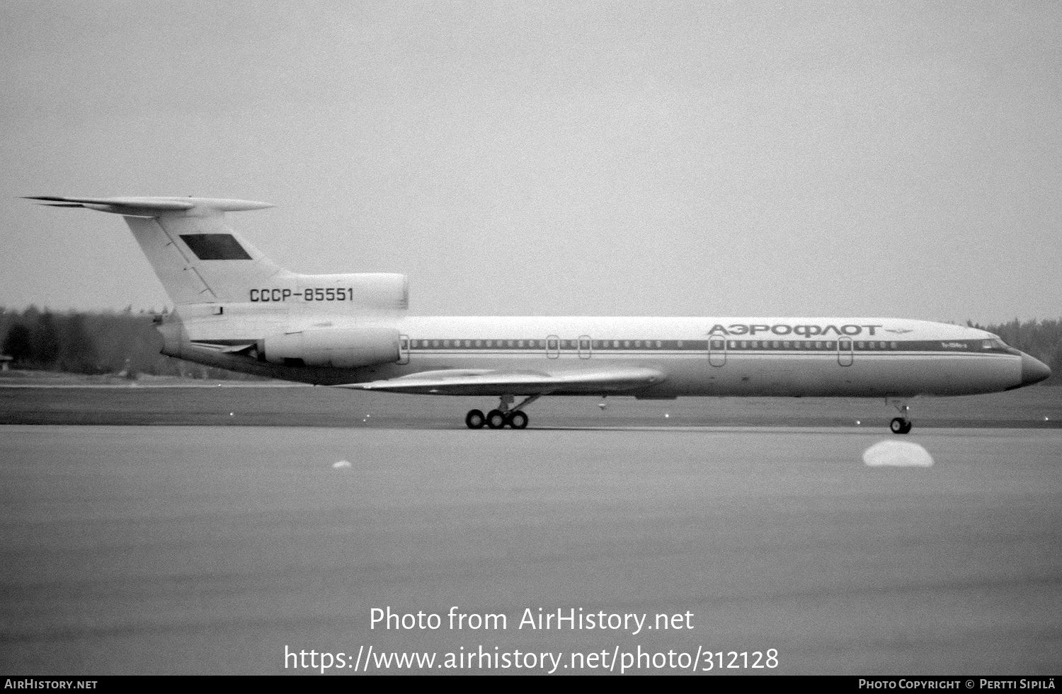 Aircraft Photo of CCCP-85551 | Tupolev Tu-154B-2 | Aeroflot | AirHistory.net #312128