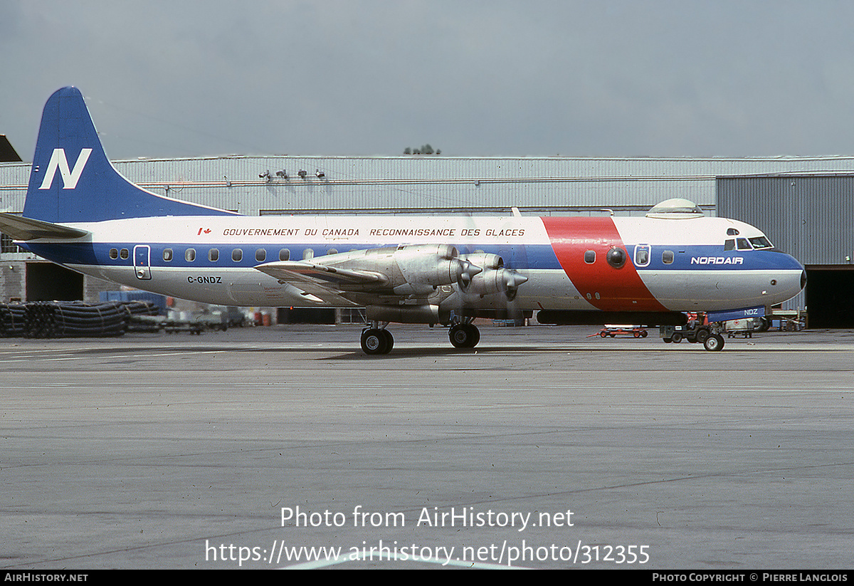 Aircraft Photo of C-GNDZ | Lockheed L-188C(IR) Electra | Environment Canada - Ice Reconnaissance | AirHistory.net #312355