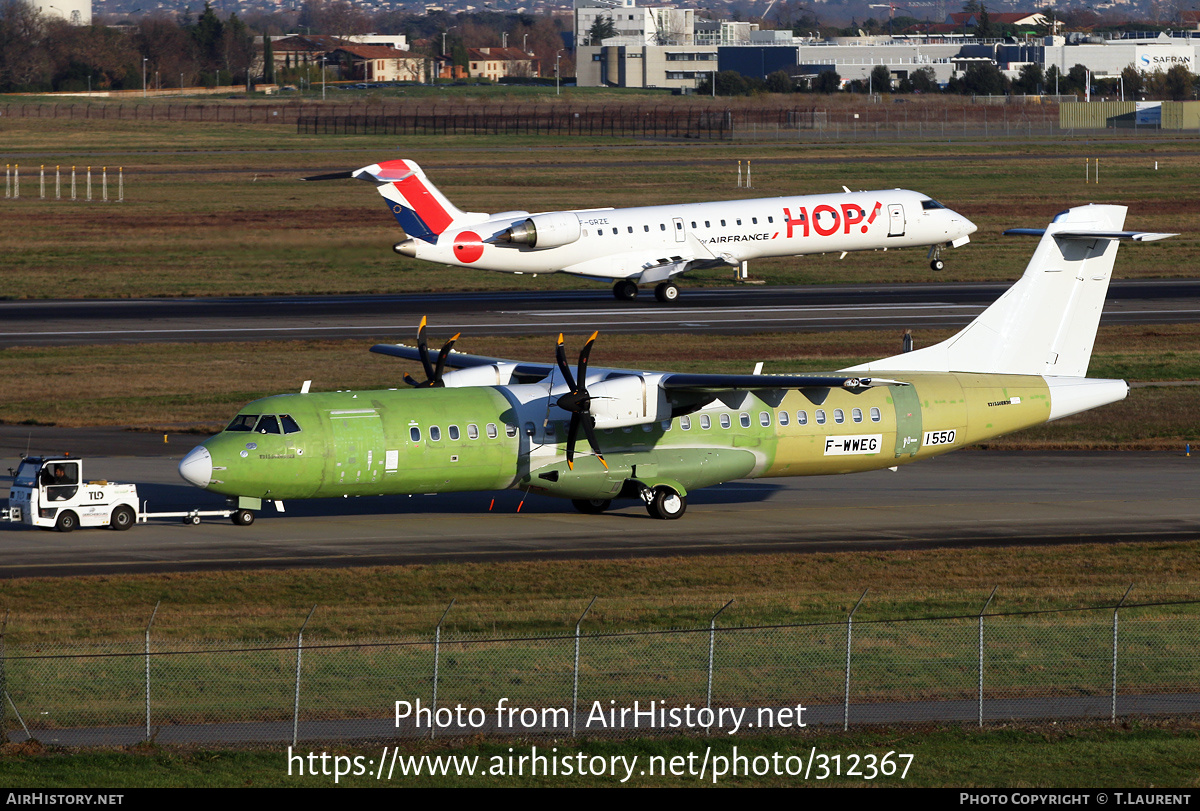 Aircraft Photo of F-WWEG | ATR ATR-72-600 (ATR-72-212A) | AirHistory.net #312367