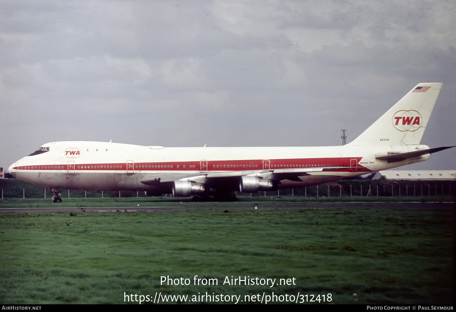 Aircraft Photo of N93109 | Boeing 747-131 | Trans World Airlines - TWA | AirHistory.net #312418