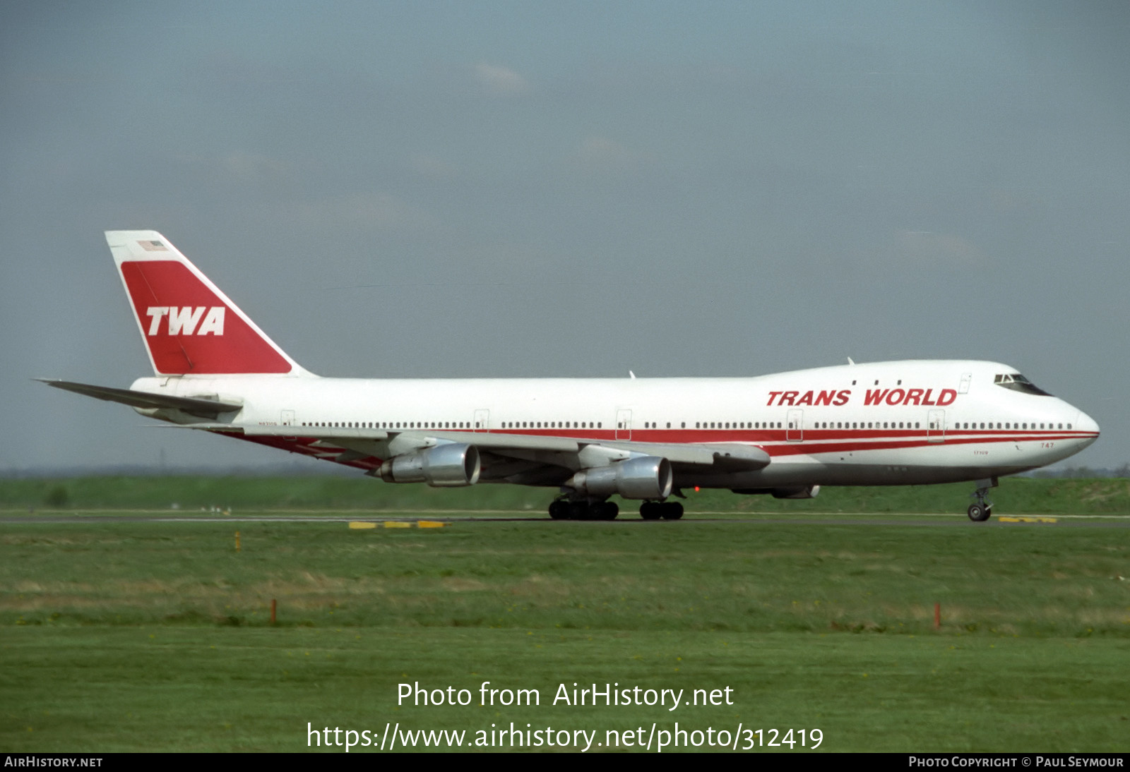 Aircraft Photo of N93109 | Boeing 747-131 | Trans World Airlines - TWA | AirHistory.net #312419