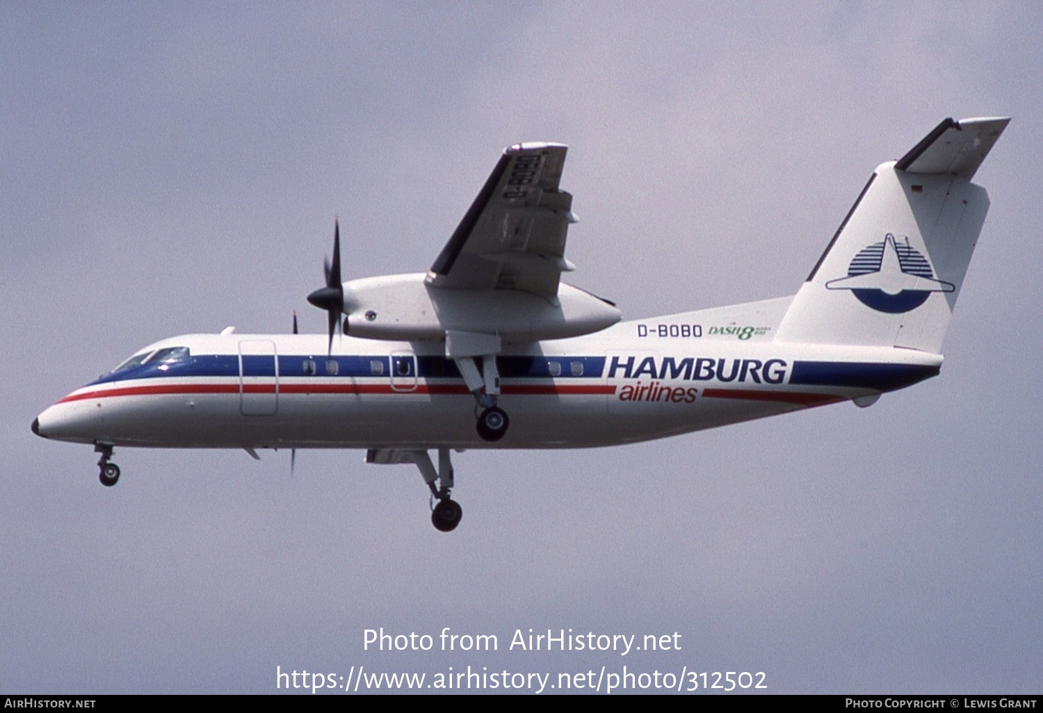 Aircraft Photo of D-BOBO | De Havilland Canada DHC-8-102 Dash 8 | Hamburg Airlines | AirHistory.net #312502