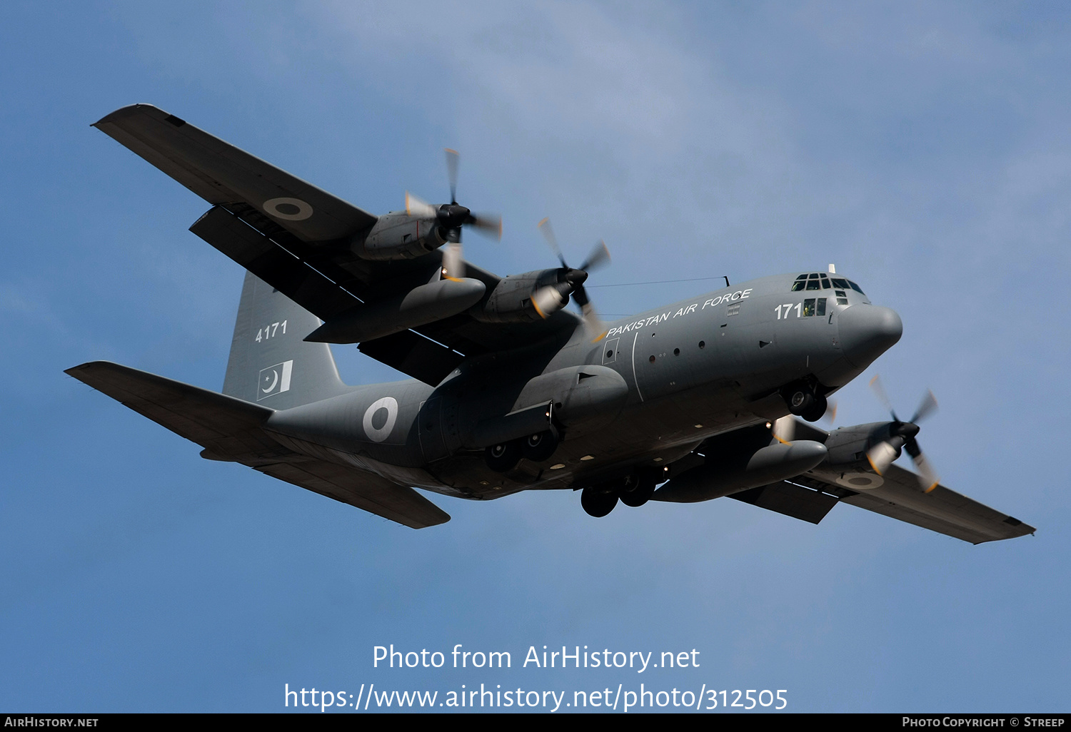 Aircraft Photo of 4171 | Lockheed C-130E Hercules (L-382) | Pakistan - Air Force | AirHistory.net #312505