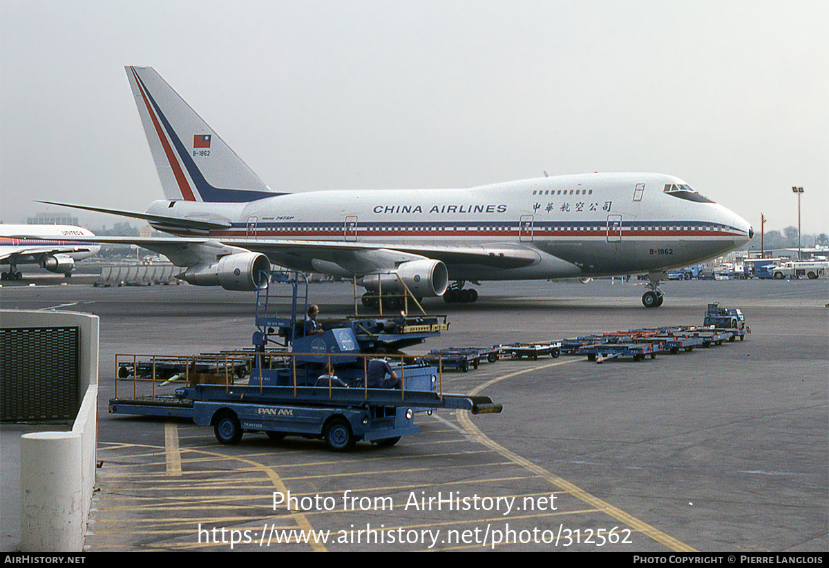 Aircraft Photo Of B-1862 | Boeing 747SP-09 | China Airlines ...