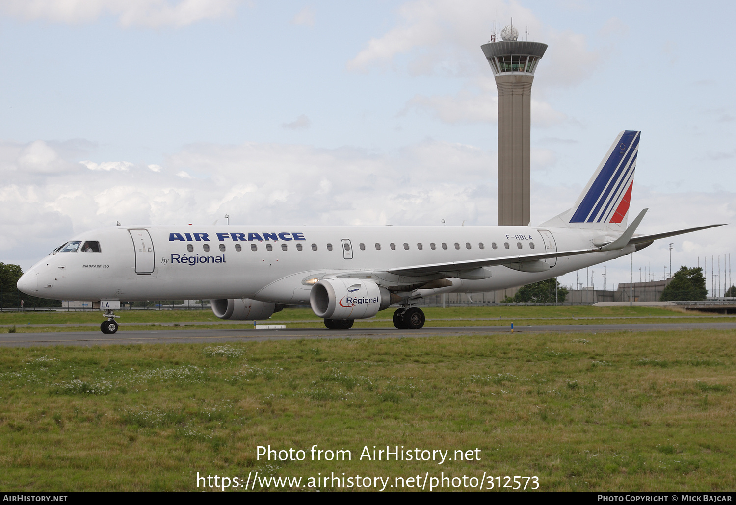 Aircraft Photo of F-HBLA | Embraer 190LR (ERJ-190-100LR) | Air France | AirHistory.net #312573