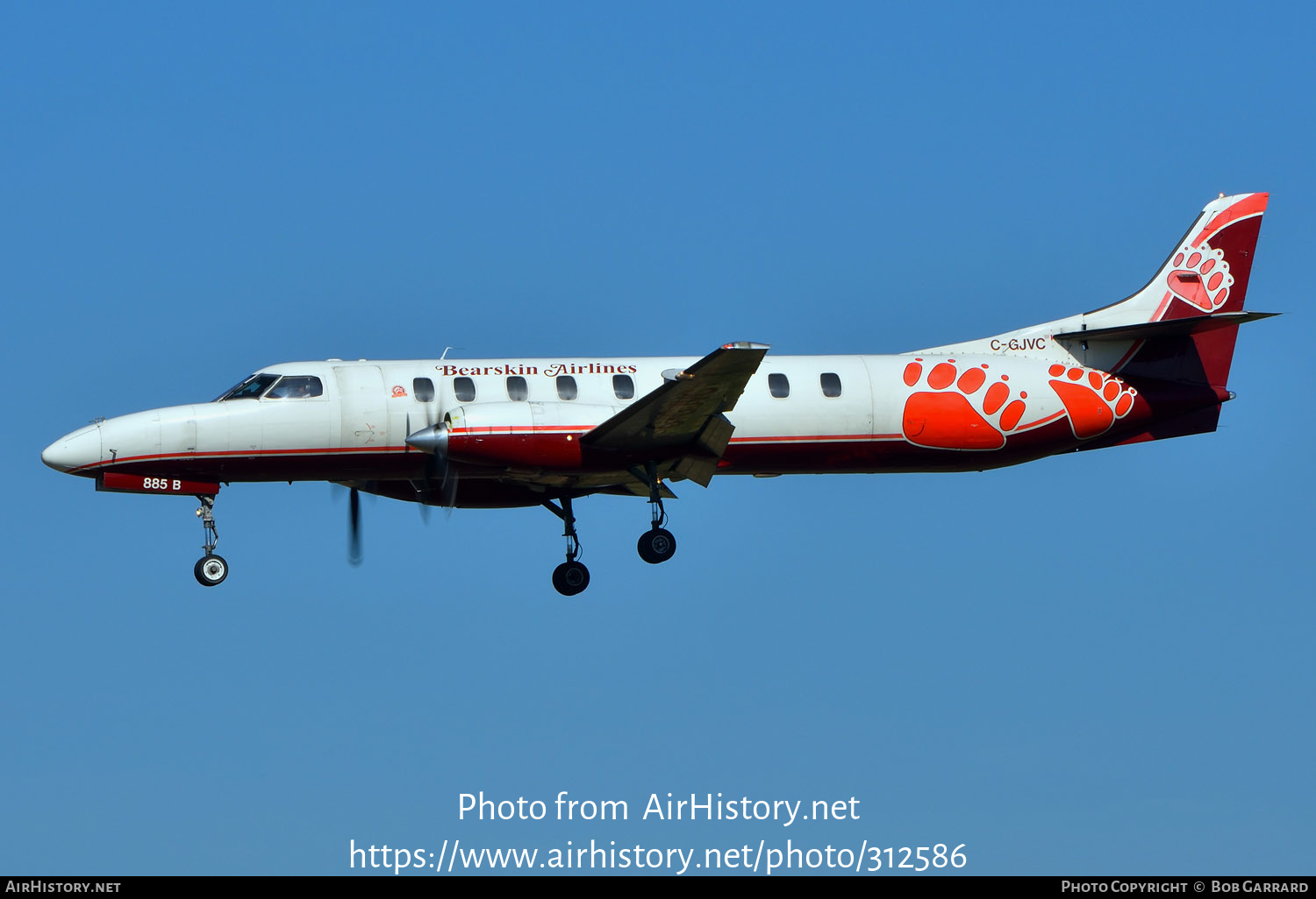 Aircraft Photo of C-GJVC | Fairchild SA-227DC Metro 23 | Bearskin Airlines | AirHistory.net #312586