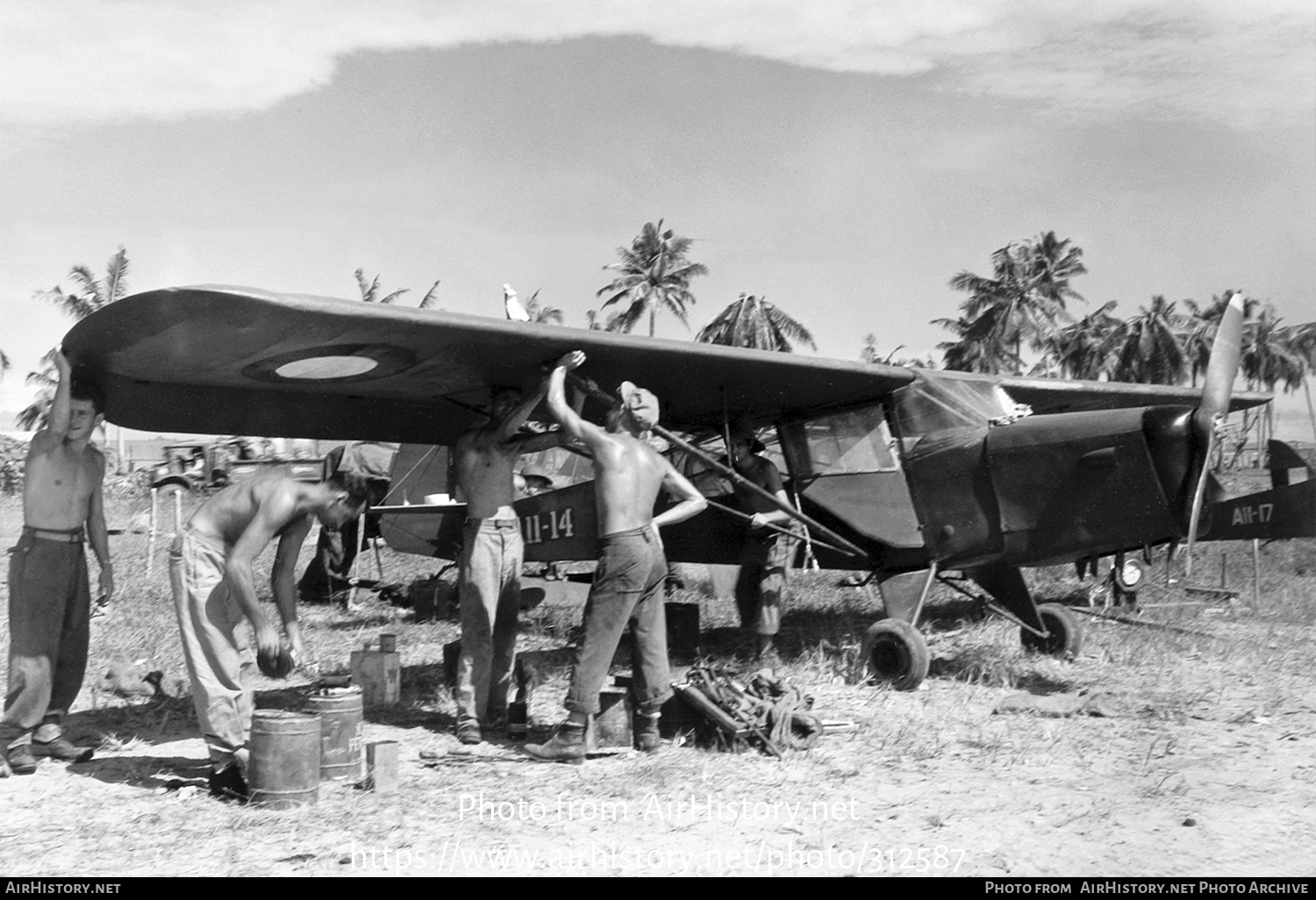 Aircraft Photo of A11-14 | Taylorcraft E Auster Mk3 | Australia - Air Force | AirHistory.net #312587