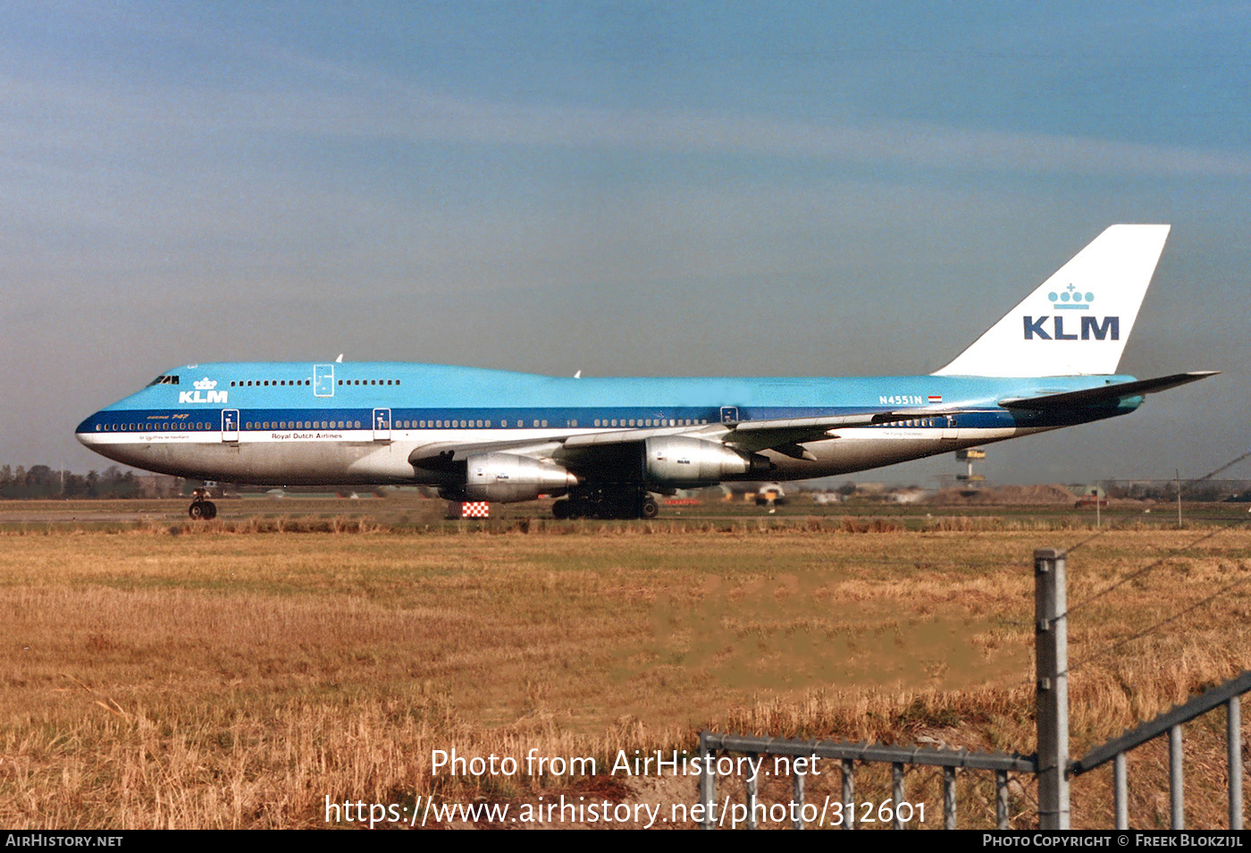 Aircraft Photo of N4551N | Boeing 747-306M | KLM - Royal Dutch Airlines | AirHistory.net #312601