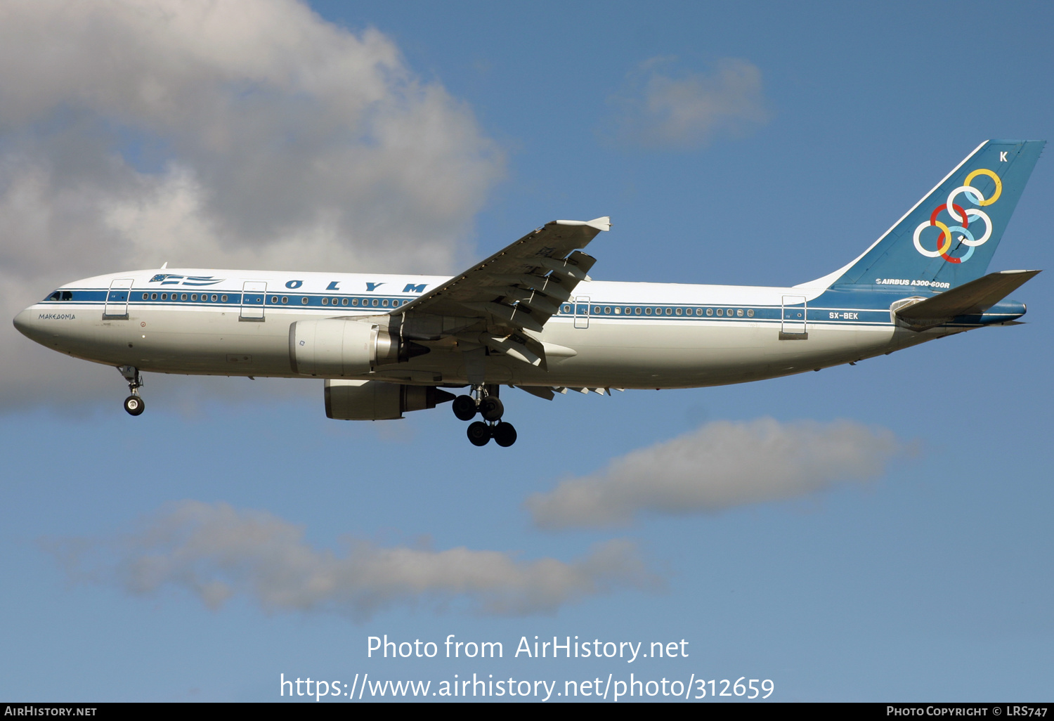 Aircraft Photo of SX-BEK | Airbus A300B4-605R | Olympic | AirHistory.net #312659