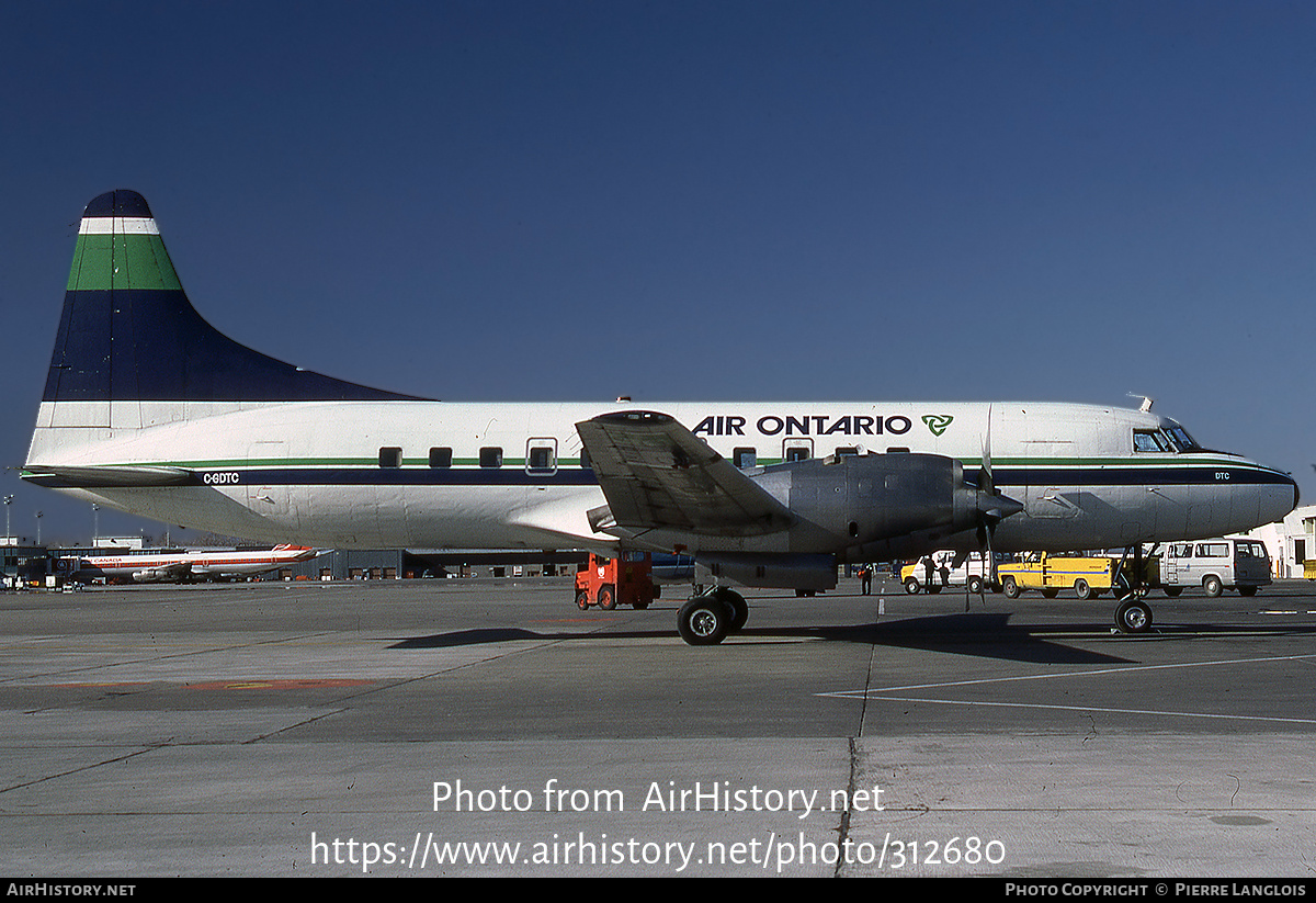 Aircraft Photo of C-GDTC | Convair 580 | Air Ontario | AirHistory.net #312680