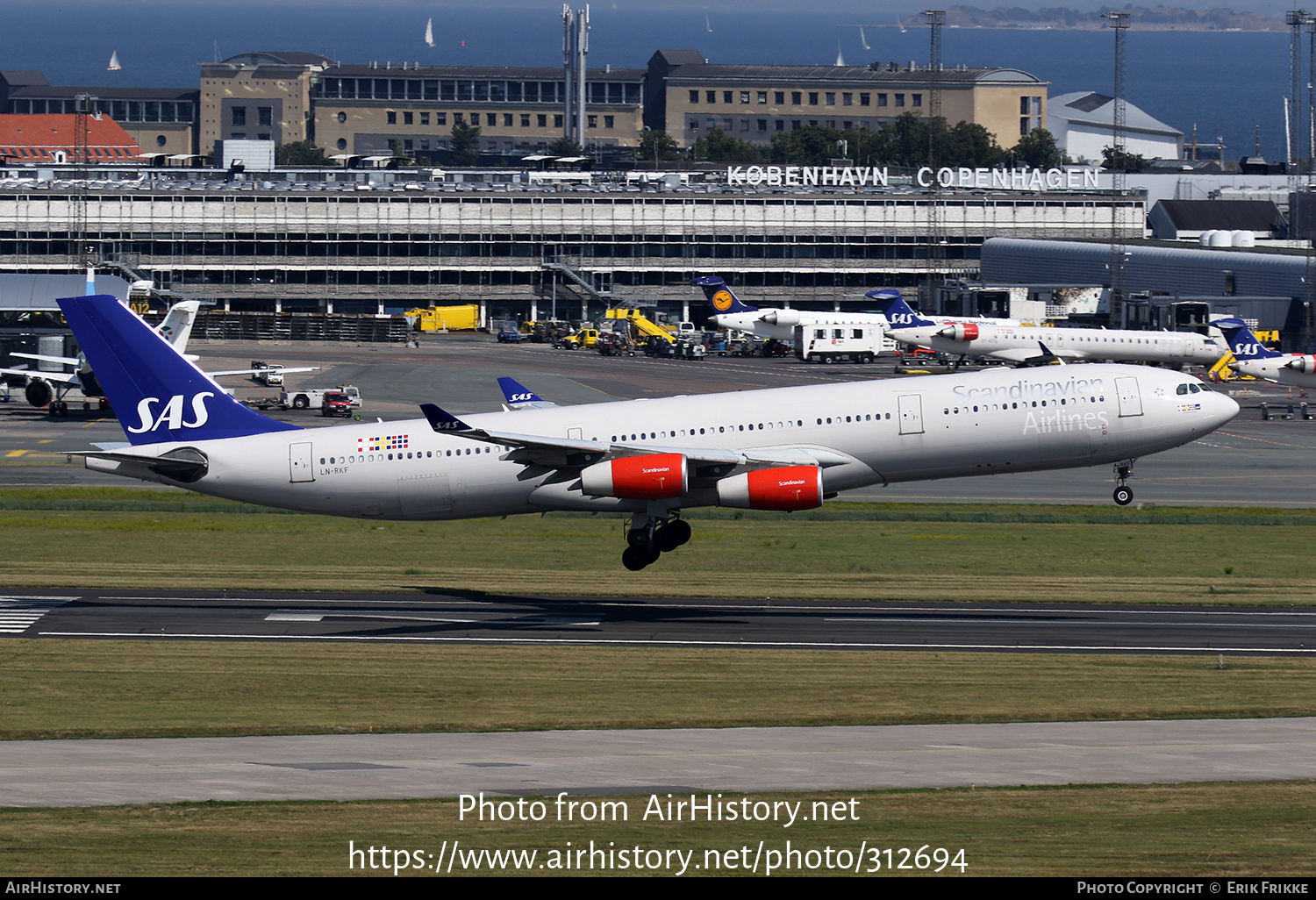 Aircraft Photo of LN-RKF | Airbus A340-313X | Scandinavian Airlines - SAS | AirHistory.net #312694