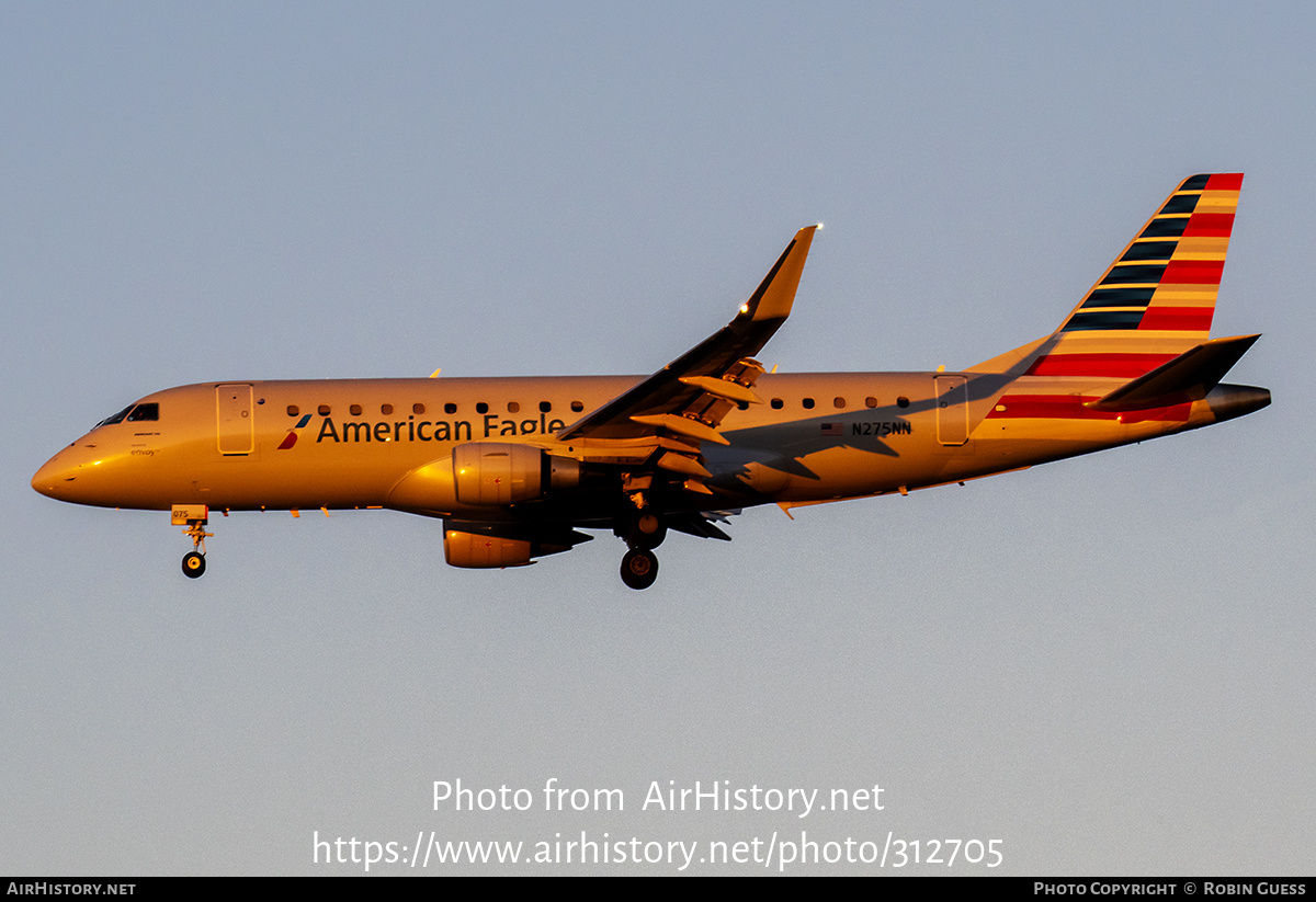 Aircraft Photo of N275NN | Embraer 175LR (ERJ-170-200LR) | American Eagle | AirHistory.net #312705