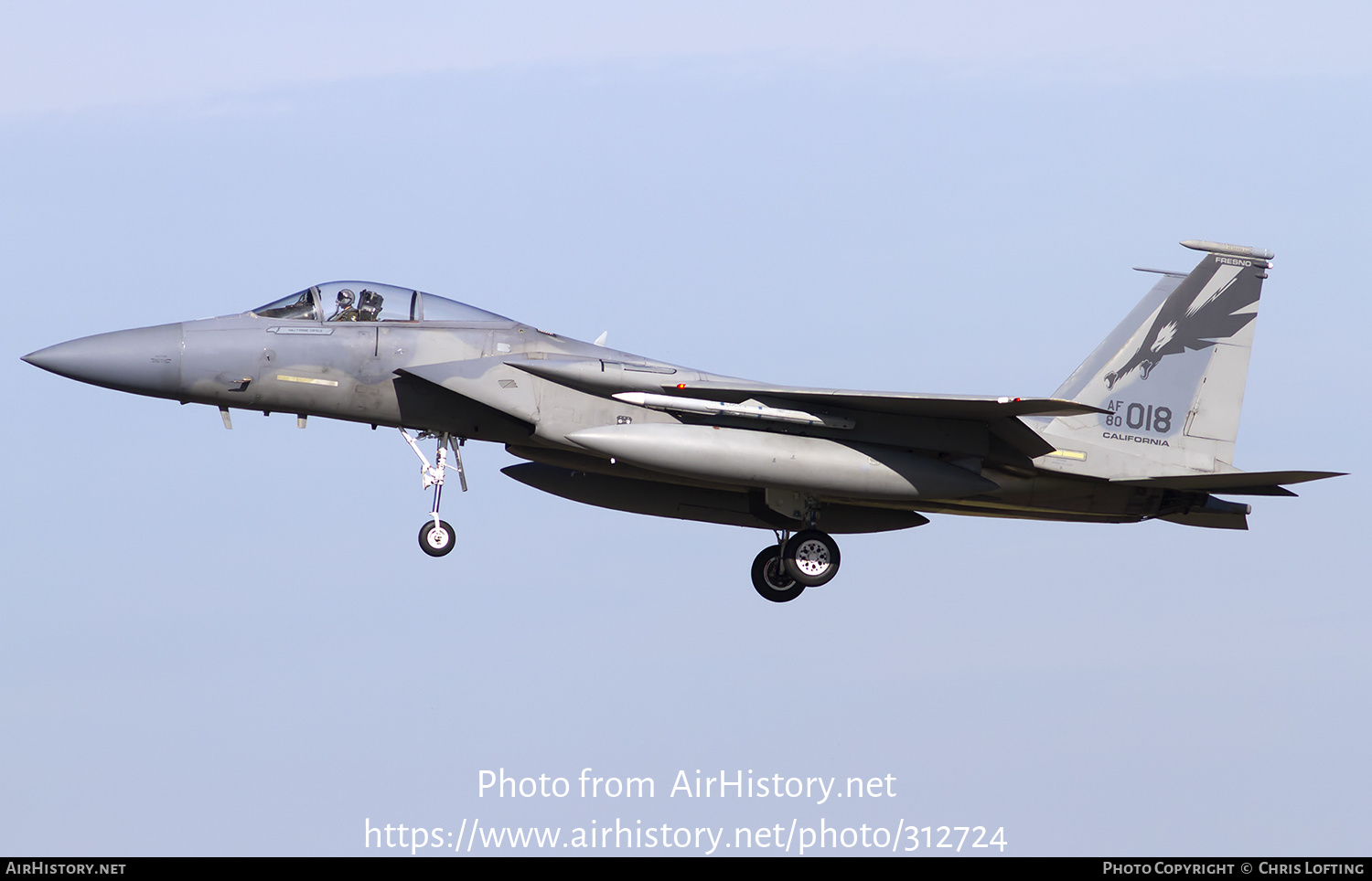 Aircraft Photo of 80-0018 / AF80-018 | McDonnell Douglas F-15C Eagle | USA - Air Force | AirHistory.net #312724