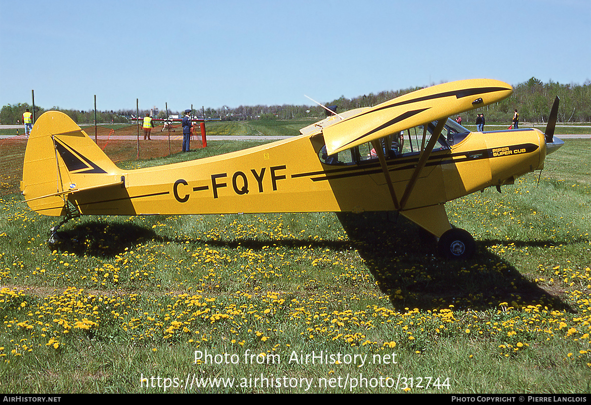 Aircraft Photo of C FQYF Piper PA 18 150 Super Cub AirHistory