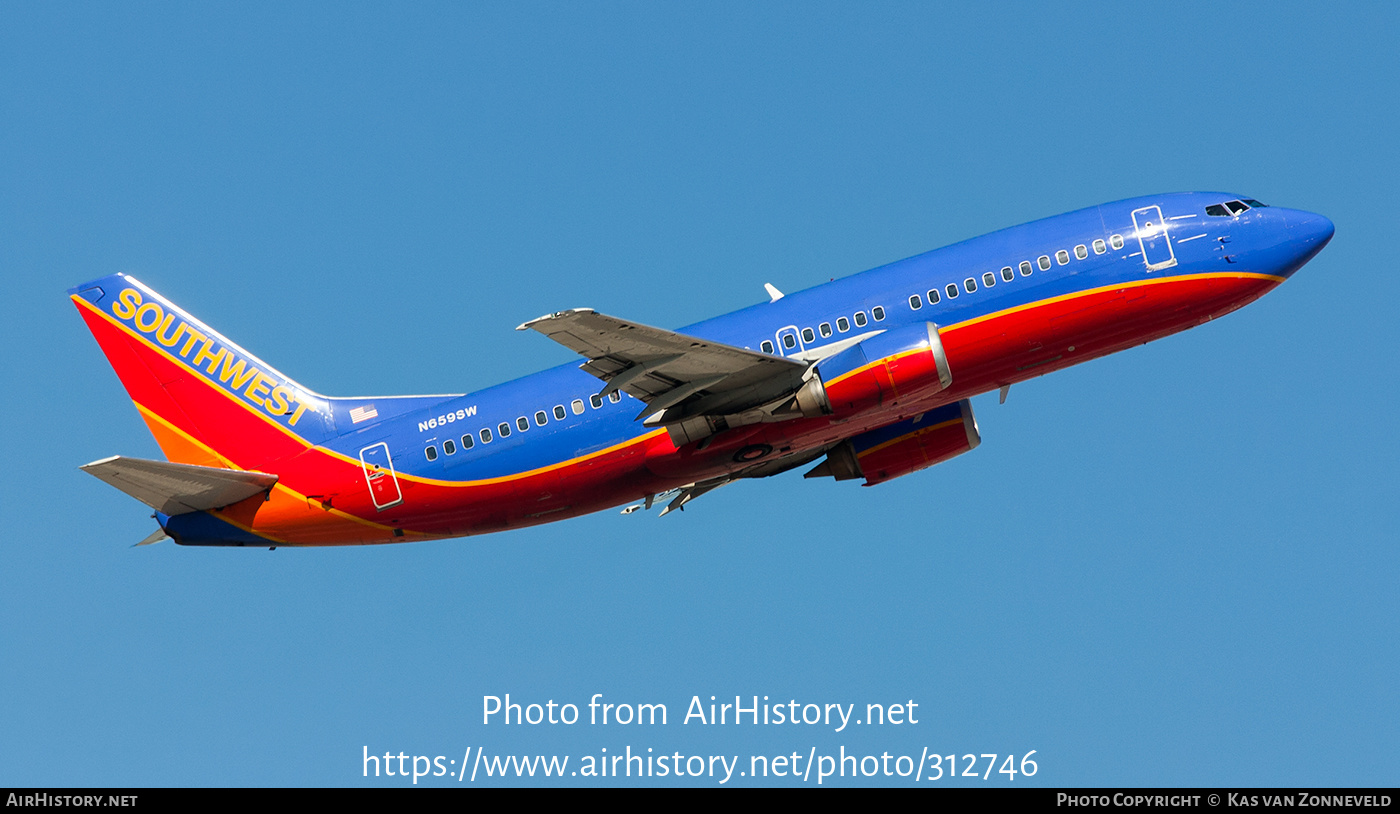 Aircraft Photo of N659SW | Boeing 737-301 | Southwest Airlines | AirHistory.net #312746