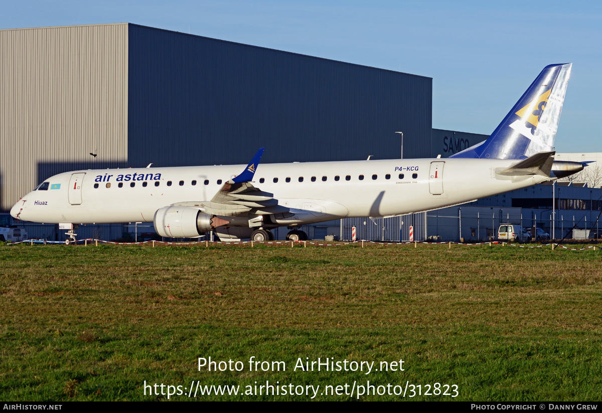 Aircraft Photo of P4-KCG | Embraer 190LR (ERJ-190-100LR) | Air Astana | AirHistory.net #312823