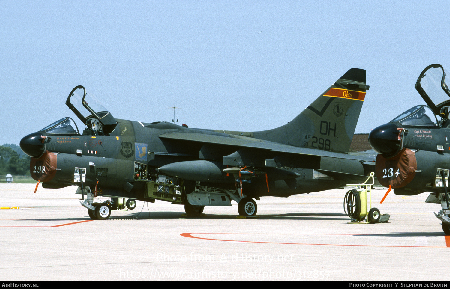 Aircraft Photo of 71-0298 / AF71-298 | Vought A-7D Corsair II | USA - Air Force | AirHistory.net #312857