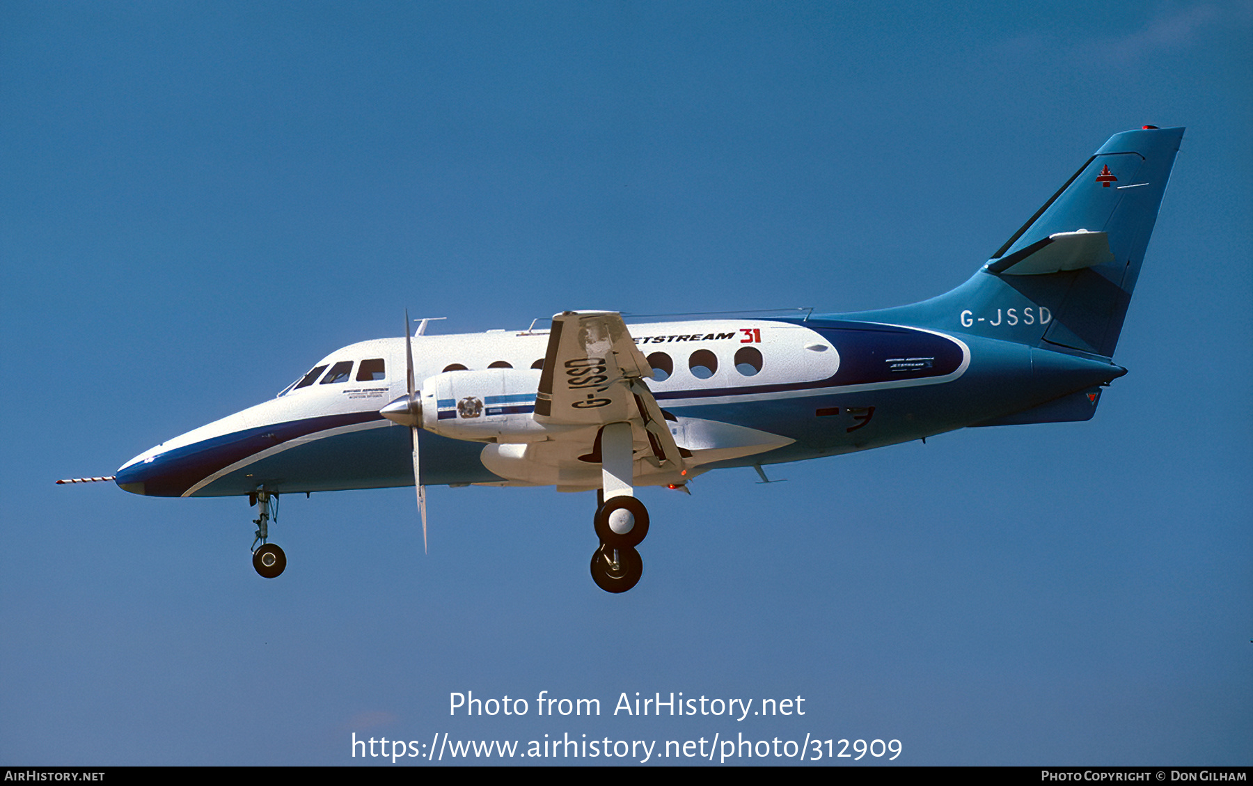 Aircraft Photo of G-JSSD | British Aerospace BAe-3100 Jetstream 31 | British Aerospace | AirHistory.net #312909