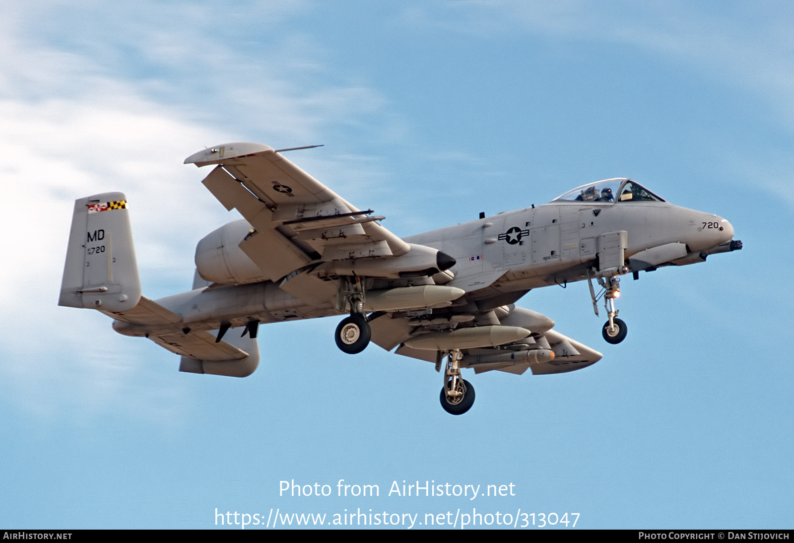 Aircraft Photo of 78-0720 / AF78-720 | Fairchild A-10A Thunderbolt II | USA - Air Force | AirHistory.net #313047