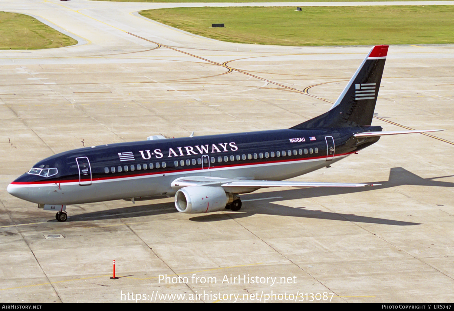 Aircraft Photo of N518AU | Boeing 737-3B7 | US Airways | AirHistory.net #313087