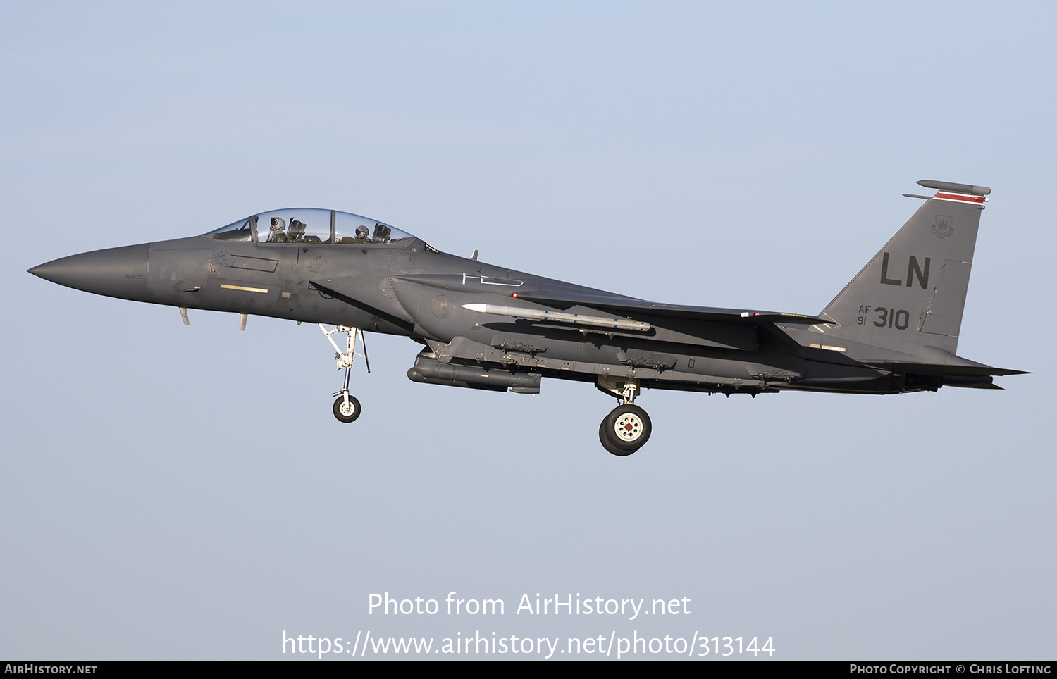 Aircraft Photo of 91-0310 / AF91-310 | Boeing F-15E Strike Eagle | USA - Air Force | AirHistory.net #313144