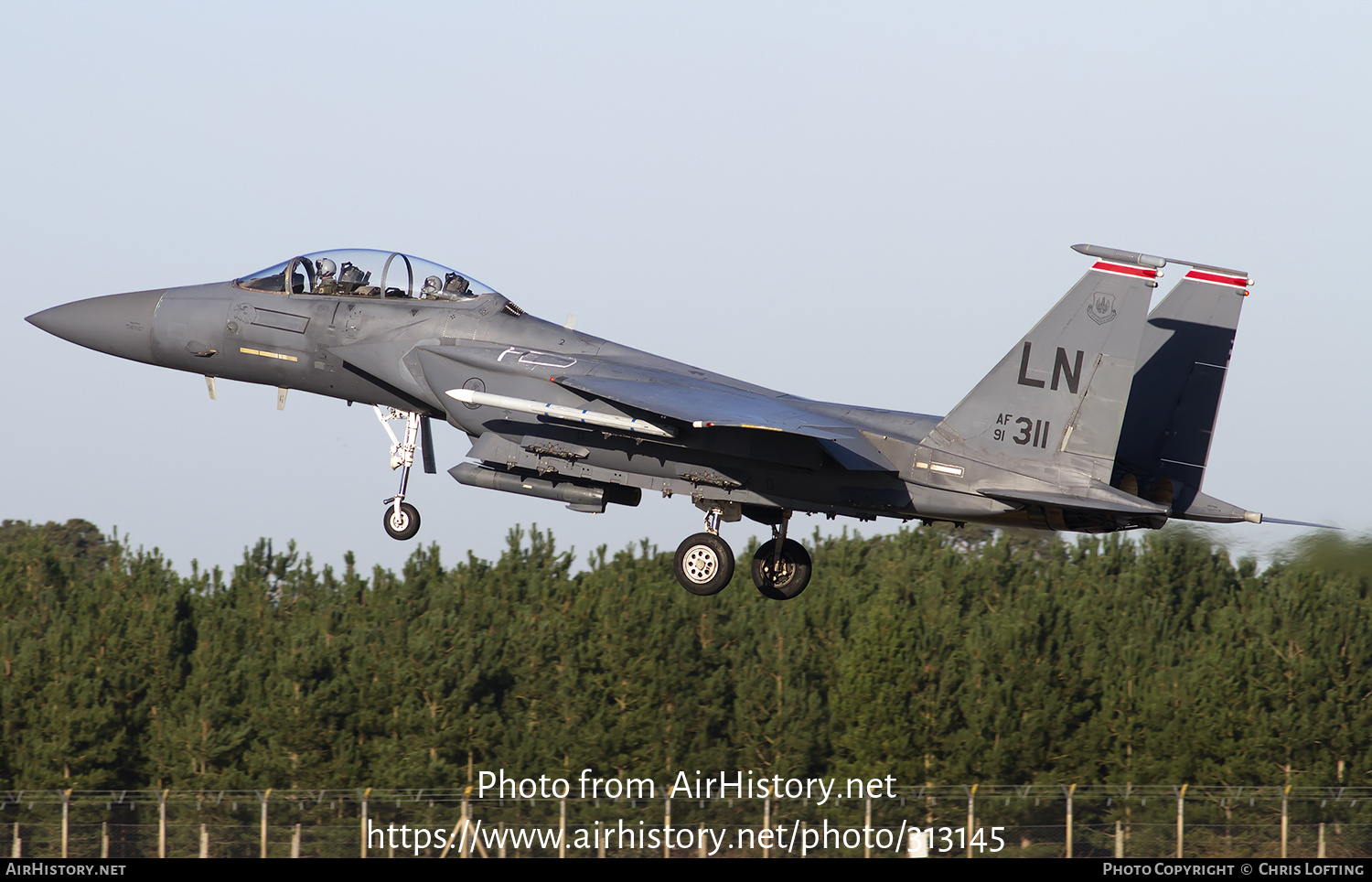 Aircraft Photo of 91-0311 / AF91-311 | McDonnell Douglas F-15E Strike Eagle | USA - Air Force | AirHistory.net #313145