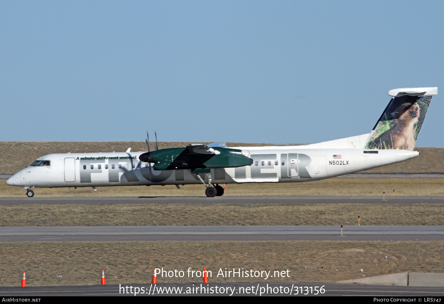 Aircraft Photo of N502LX | Bombardier DHC-8-402 Dash 8 | Frontier Airlines | AirHistory.net #313156