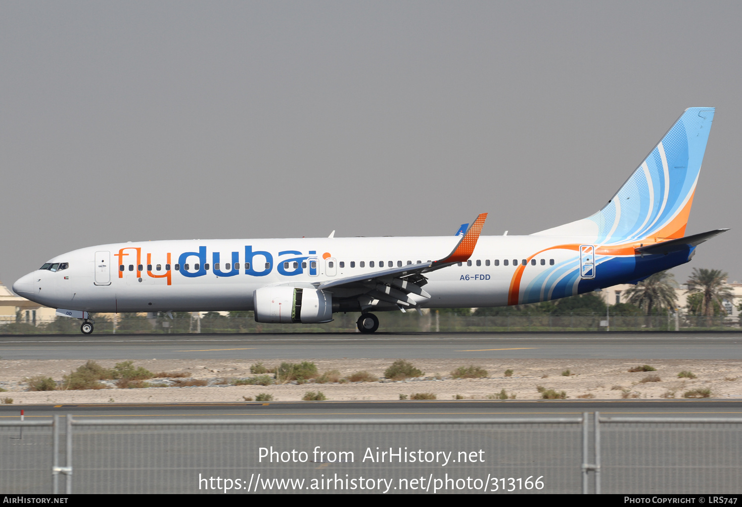 Aircraft Photo of A6-FDD | Boeing 737-8KN | Flydubai | AirHistory.net #313166