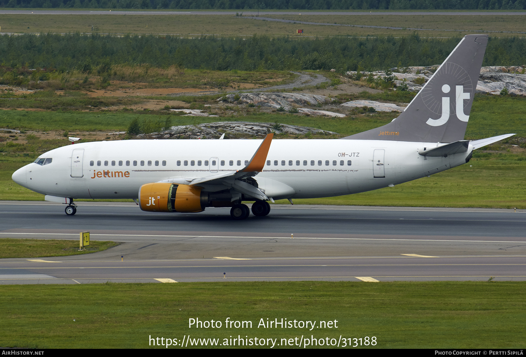 Aircraft Photo of OH-JTZ | Boeing 737-73S | Jettime | AirHistory.net #313188